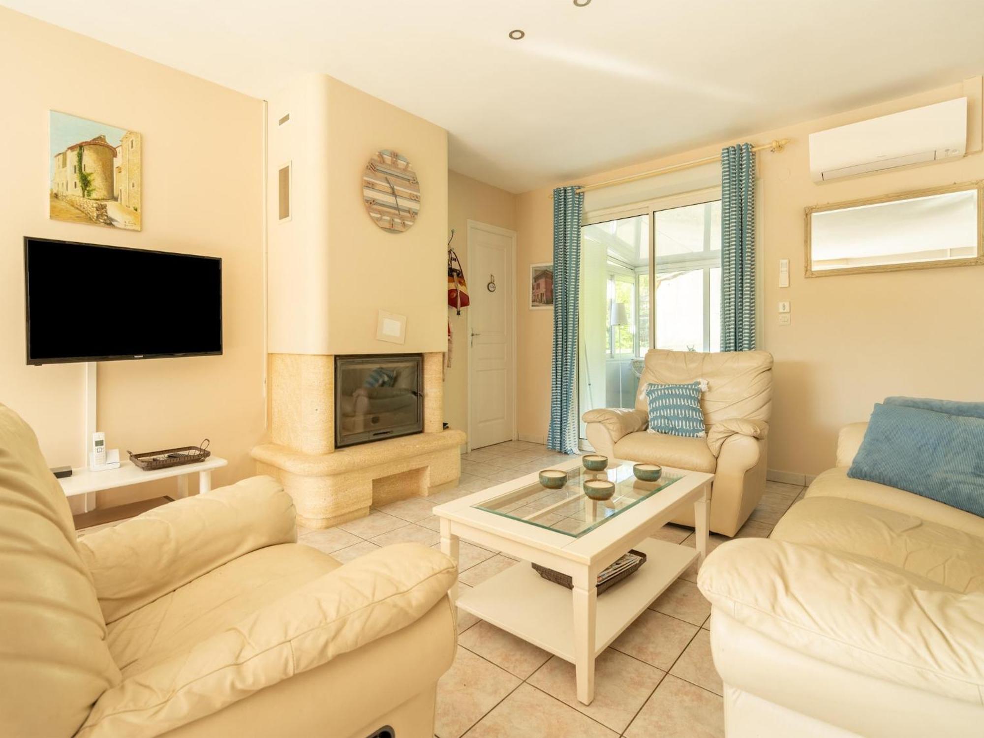 Вилла House In The South Of France With Private Pool Roquebrun Экстерьер фото