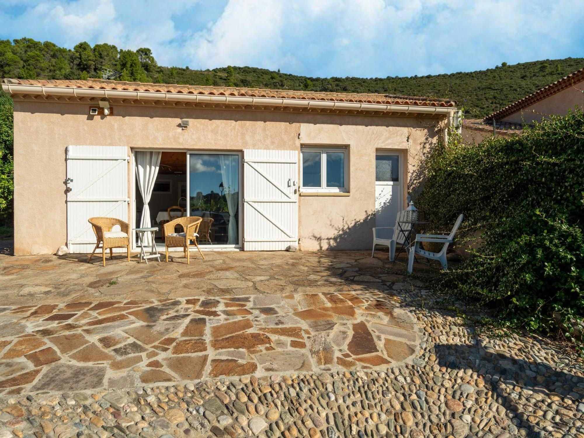Вилла House In The South Of France With Private Pool Roquebrun Экстерьер фото